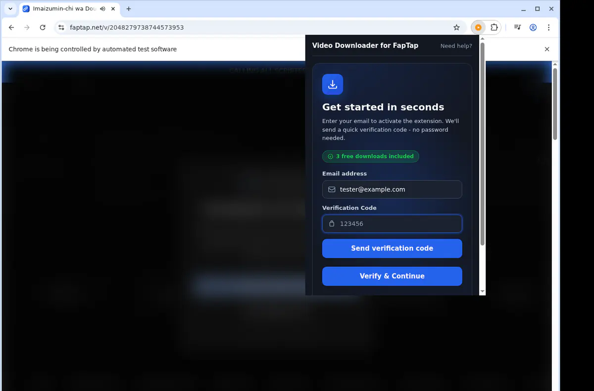 Faptap Video Downloader screenshot 4